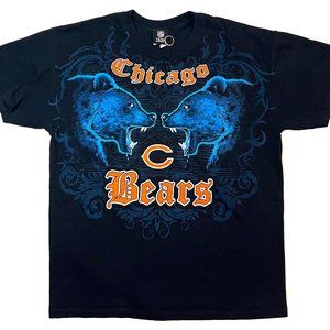 Vintage NFL Chicago Bears Liquid Blue Style Graphic t-shirt Size Medium